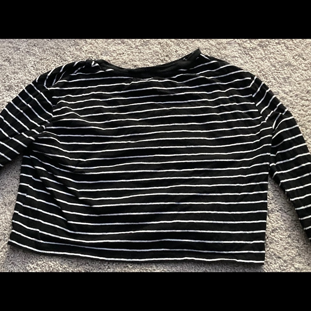 Aeropostale cropped long sleeved top